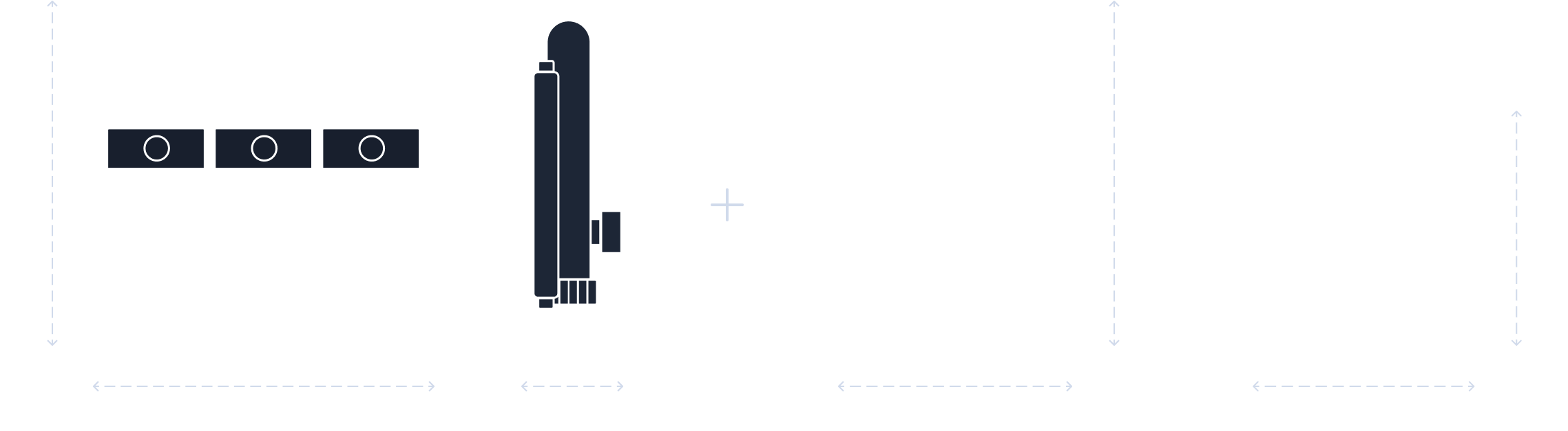 Akvantis OSMO+ Размеры
